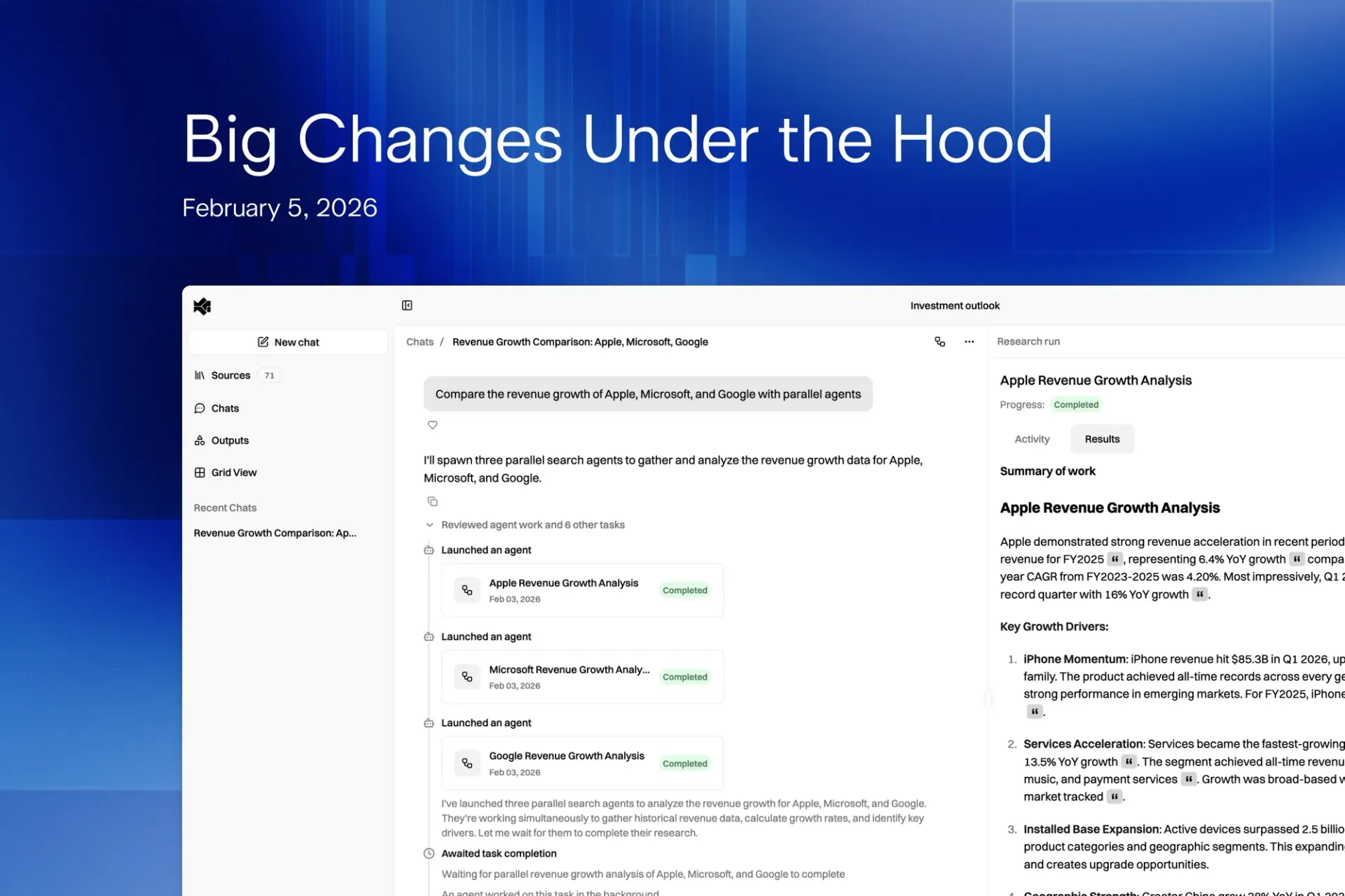 Big Changes Under the Hood