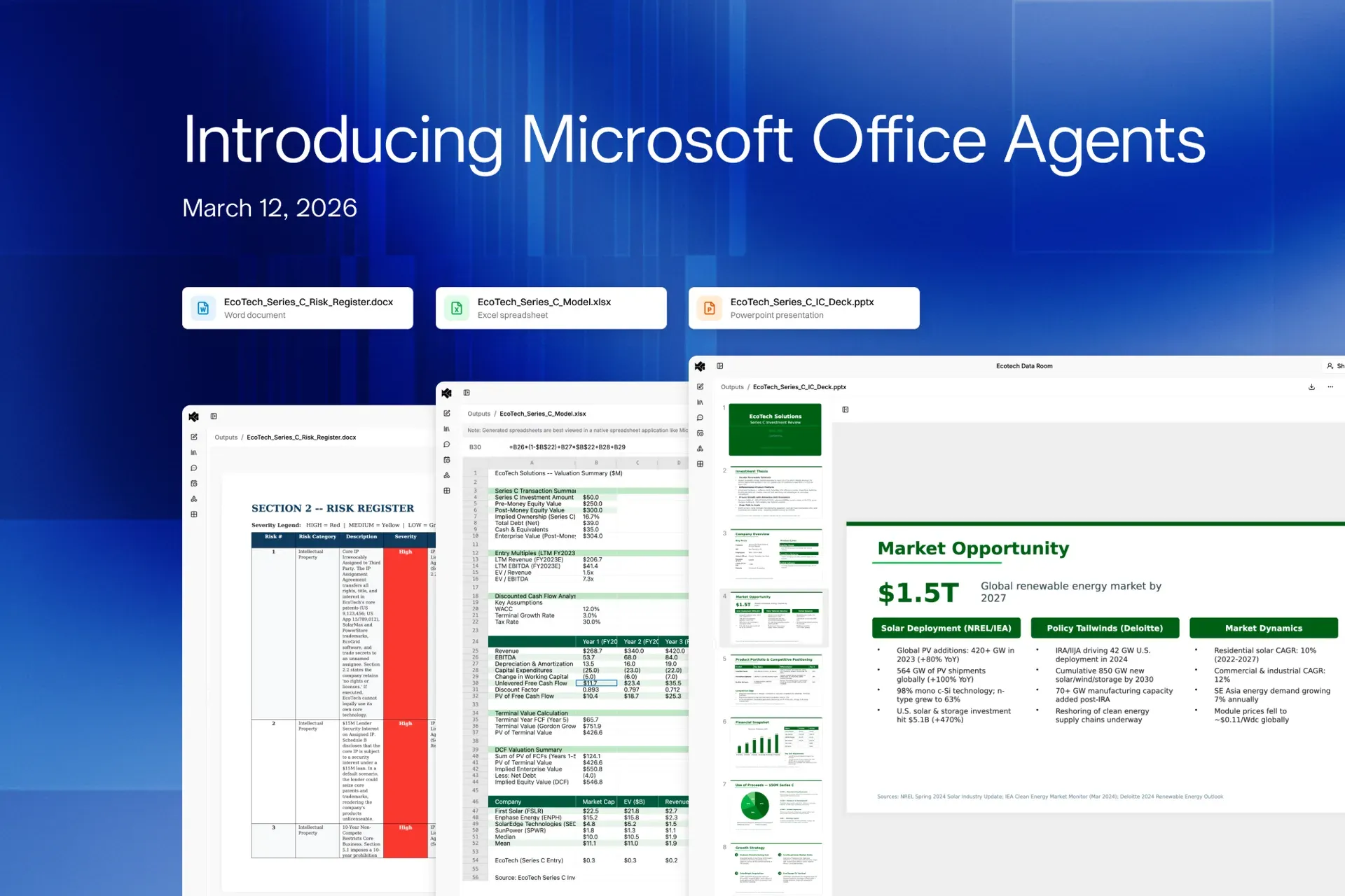 Word, PowerPoint, and Excel Agents — Plus JSON and XML Support